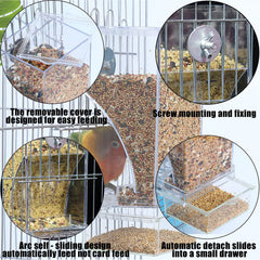 Hamiledyi dispensador automatico para aves evita atascos y mantiene la alimentación.