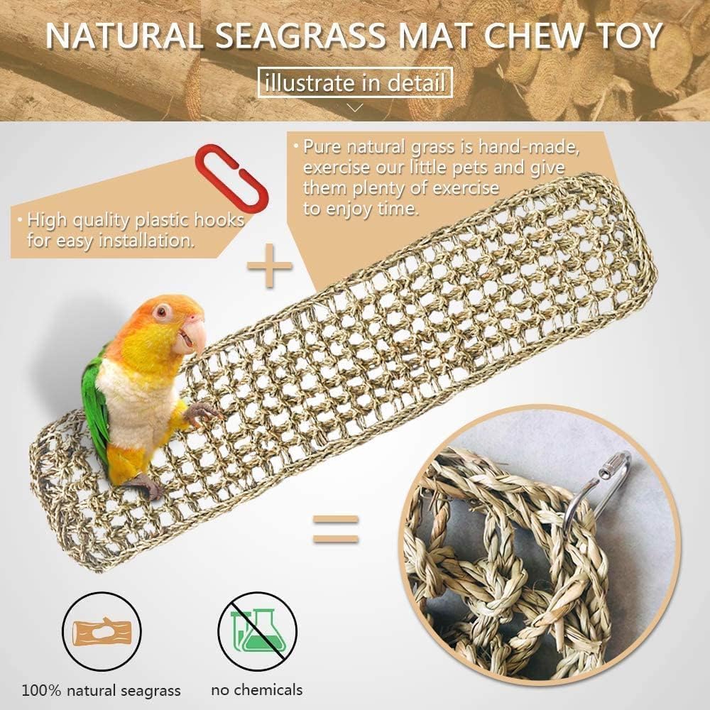 Hamiledyi hamaca-seagrass-aves: refugio suave para descansar y vigilar el entorno.
