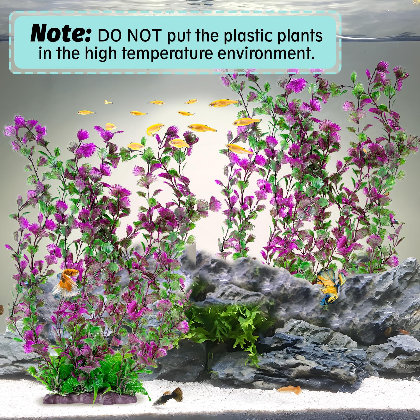 Hamiledyi planta acuario verde realista para un ambiente más natural.