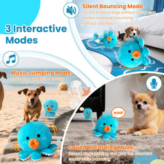 Hanarook Pelota Interactiva Rebotante para Perros, diversión continua