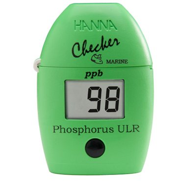 HI736 de Hanna Instruments, pantalla clara para lectura rápida y medición de fósforo en acuarios