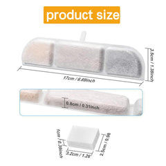 Haodlay DPWFP6 prefiltro esponja: elimina pelos y partículas, mejor higiene de la fuente.