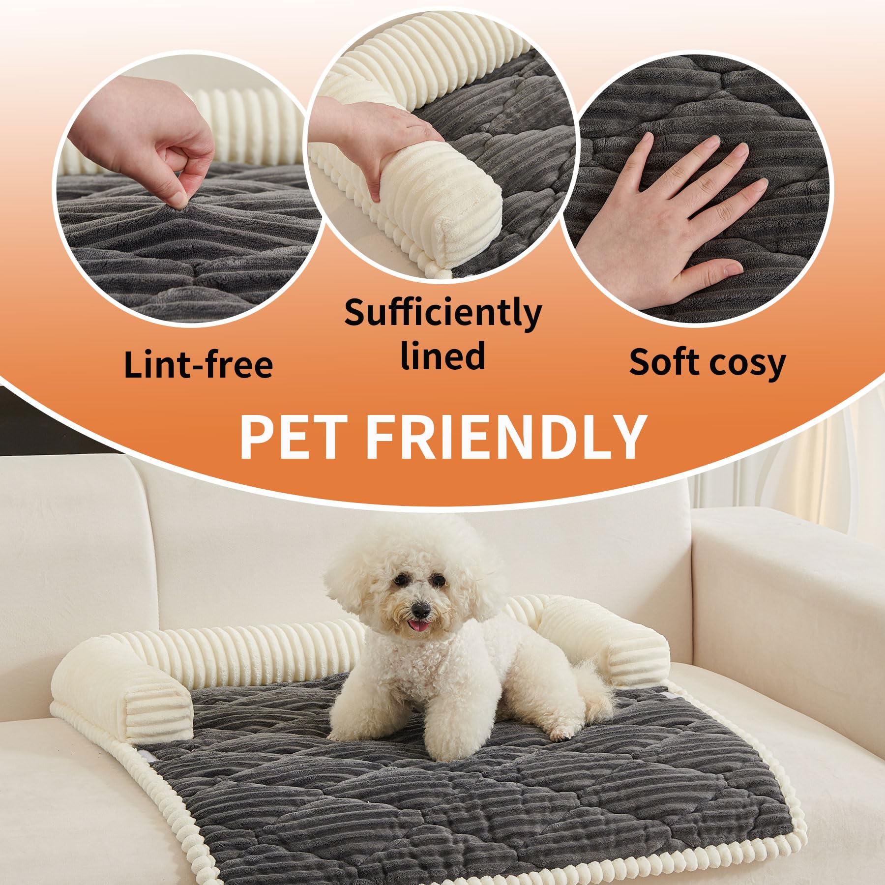 Cama HAOMAIJIA fácil de lavar para limpieza rápida.