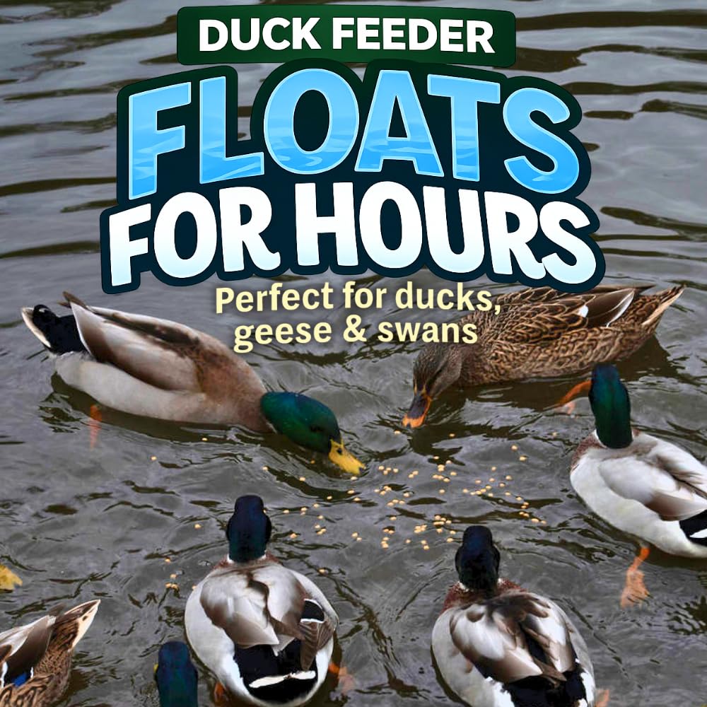 Hapetrails pellets para patos en lagos promueven ingesta equilibrada sin pan.