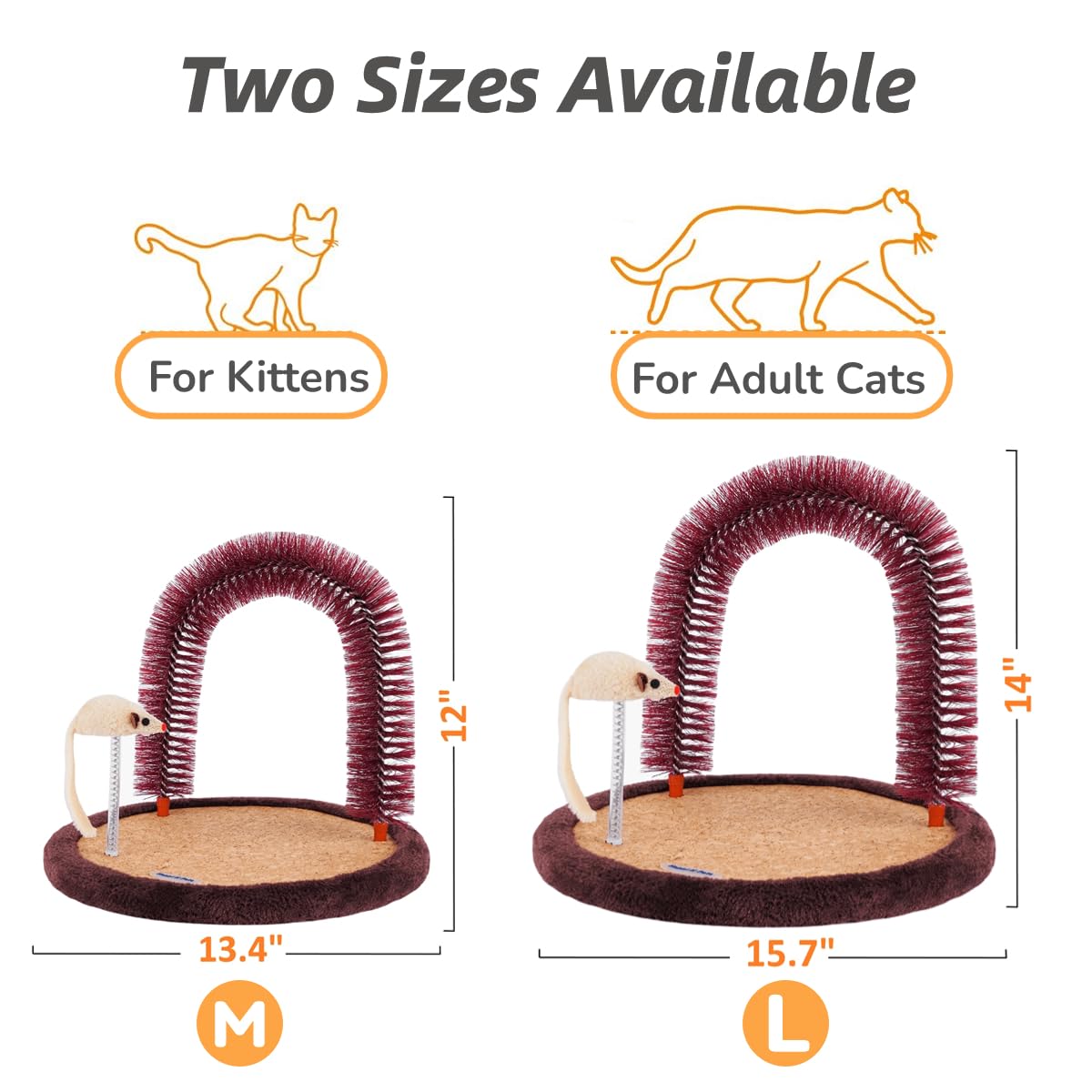 Base de madera gruesa y estable para el rascador de gato