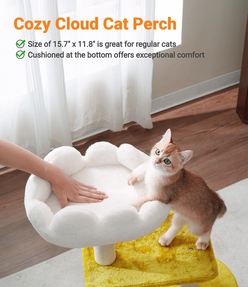 Happi N Pets cama para gato de 15,7 x 11,8 pulgadas con acolchado suave.