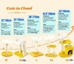 Happi N Pets poste-rascar-sisal natural para gatos, protege muebles.