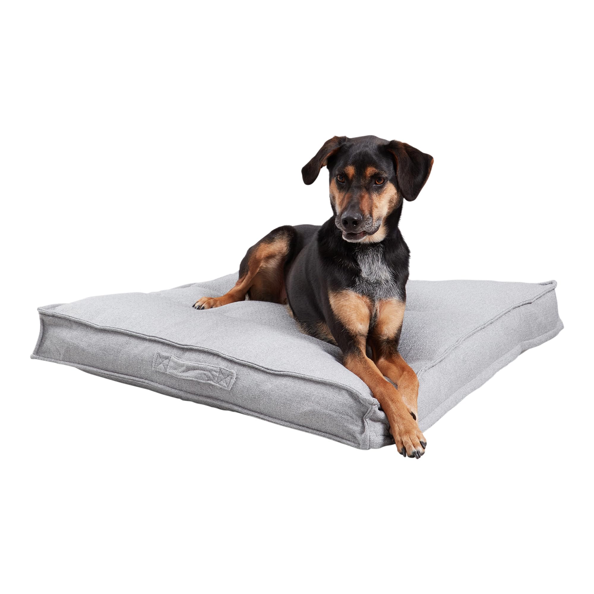 Happy Hounds Milo, cama para perro cuadrada con aspecto de cesta.