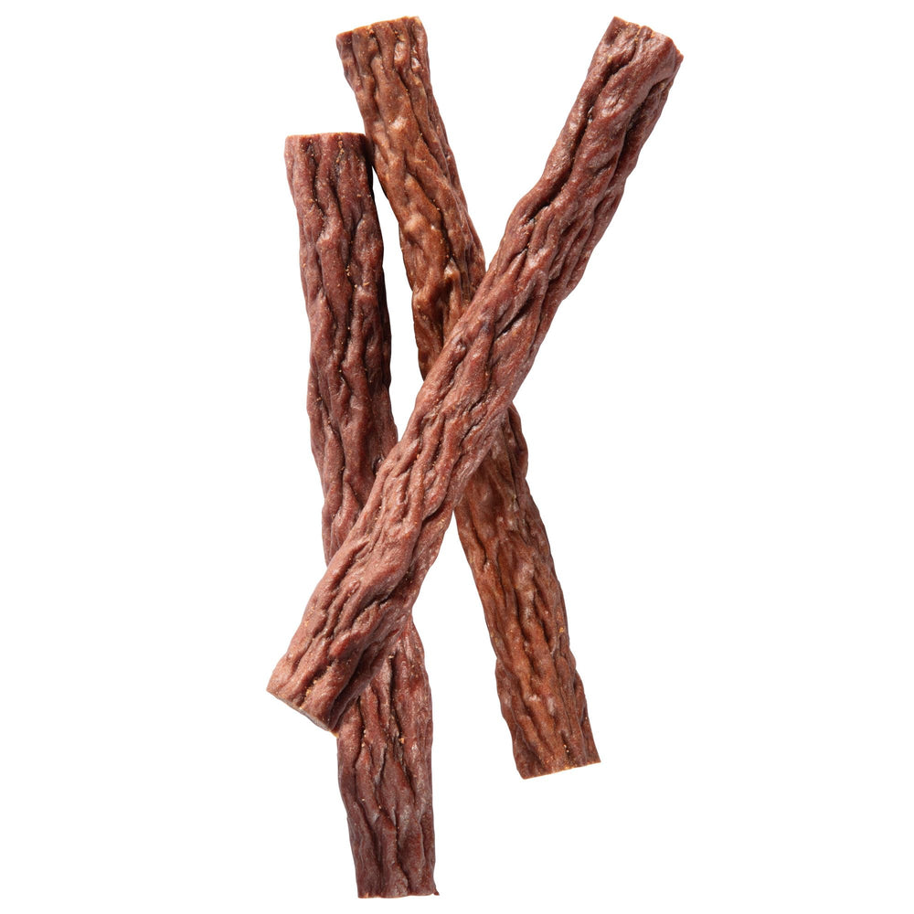 Woof Stix de Happy Howie's, formato práctico para entrenamiento y meriendas.