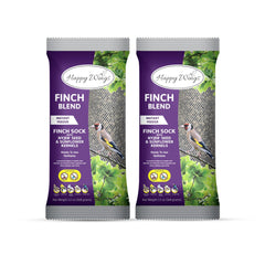 Empaque de Happy Wings Finch Blend para aves silvestres.