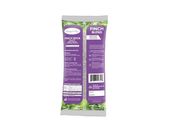 Nyjer seed en Happy Wings Finch Blend, ideal para jilgueros.