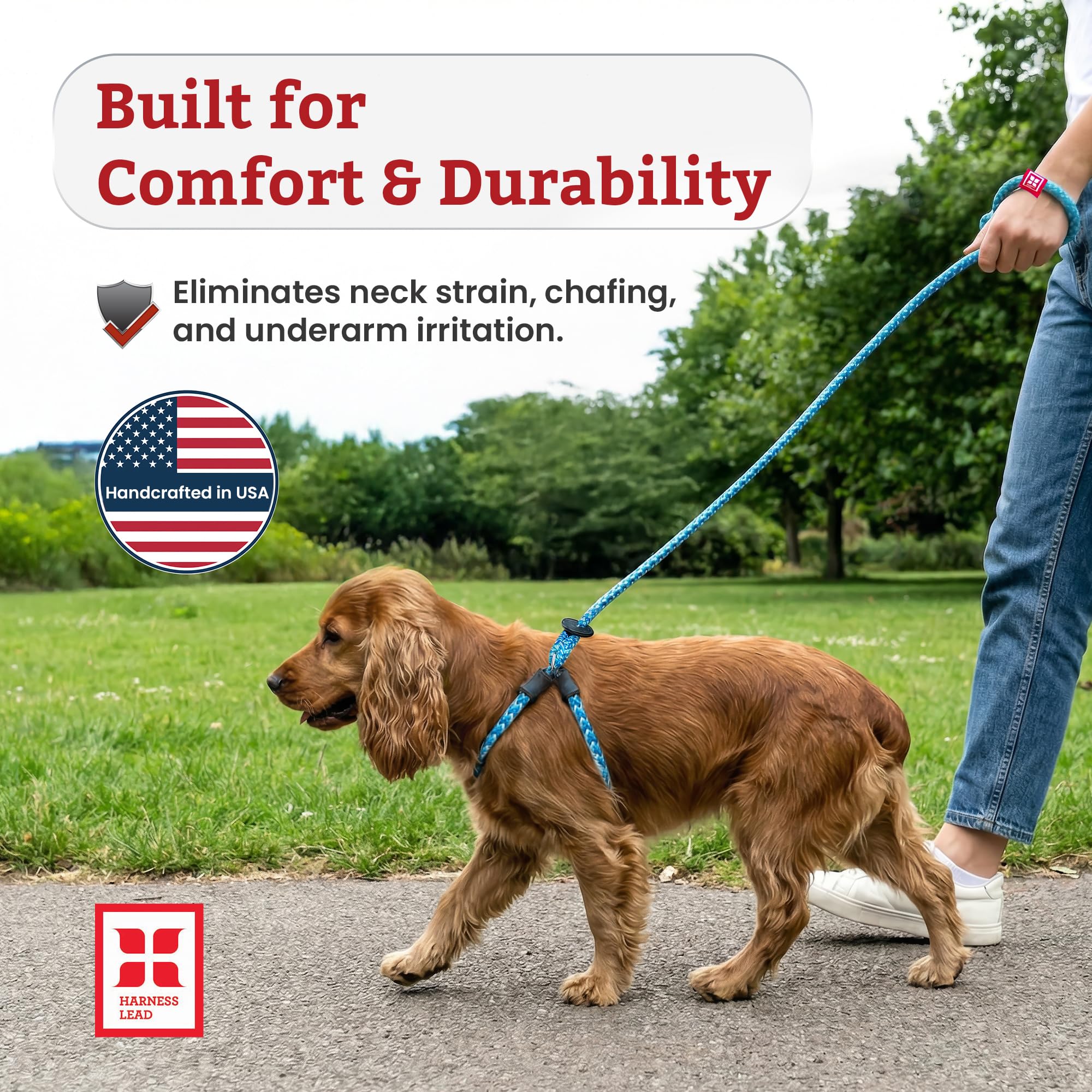 Harness Lead compatible con todas las tallas y razas