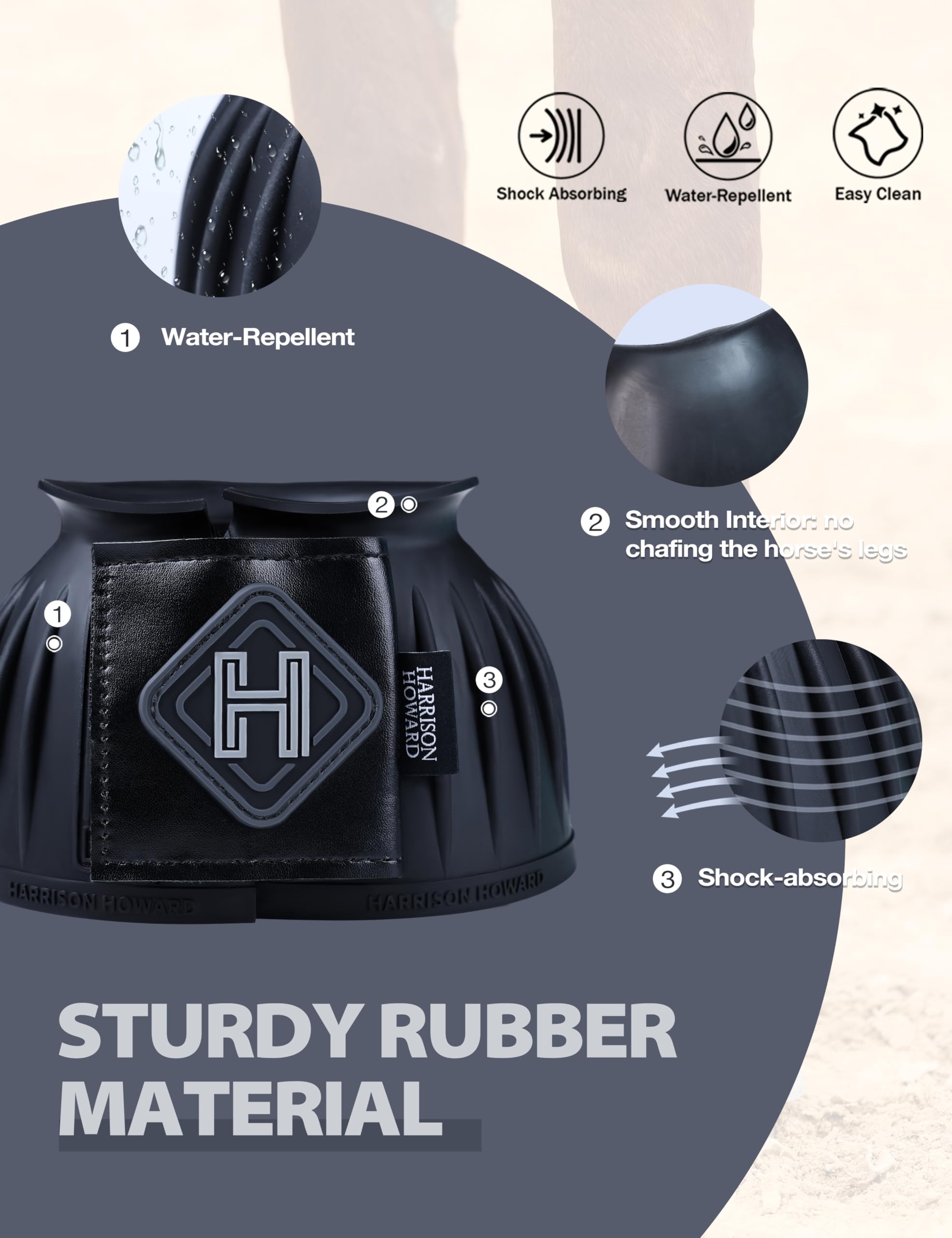 Harrison Howard botas-impermeables-duraderas protegen ante humedad y desgaste en terrenos variados.