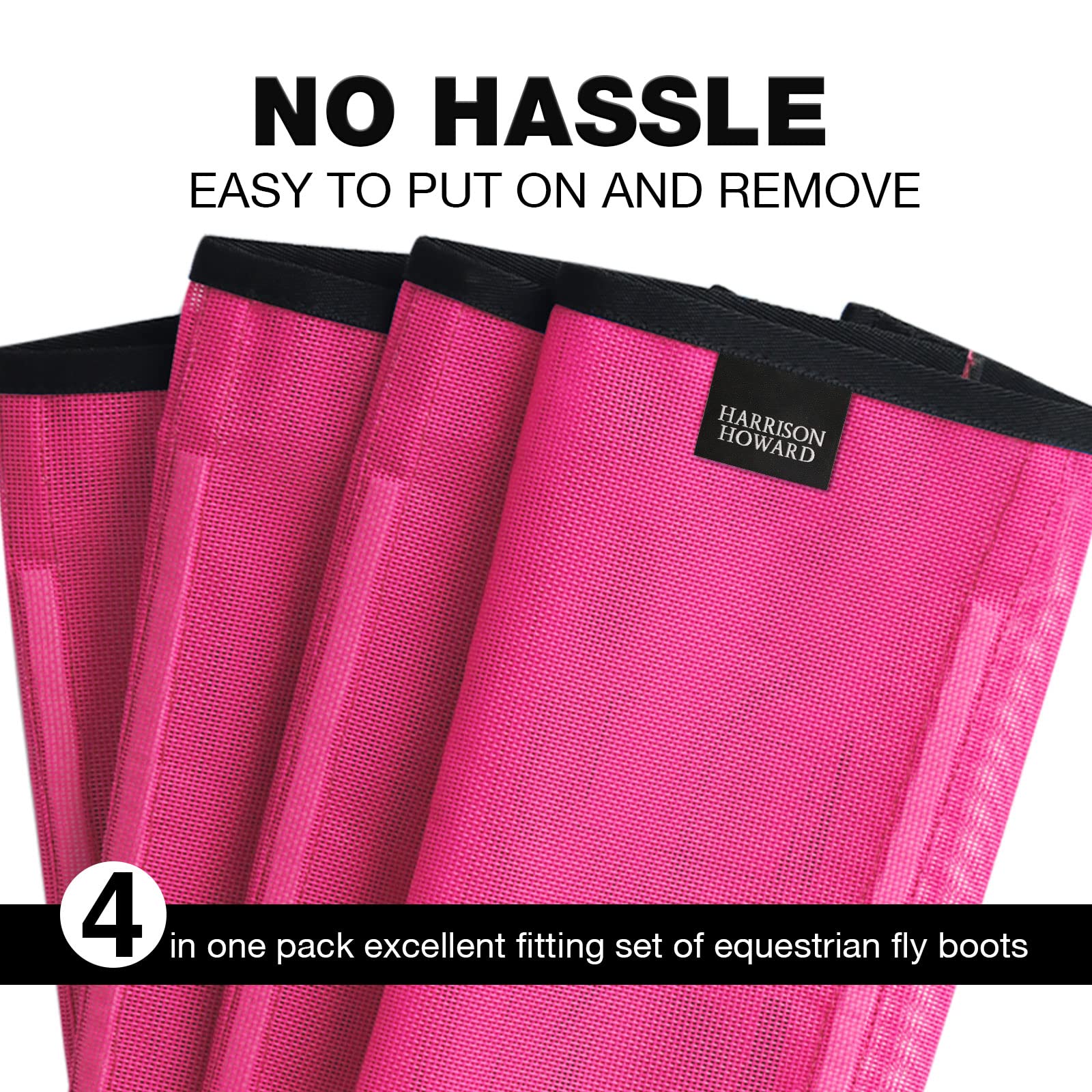 Exterior de PVC resistente que reduce el stomp en botas Harrison Howard magenta.