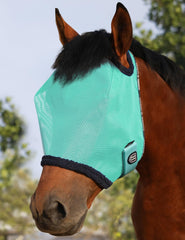 Harrison Howard máscara para caballo en malla UV, protección contra moscas y sol