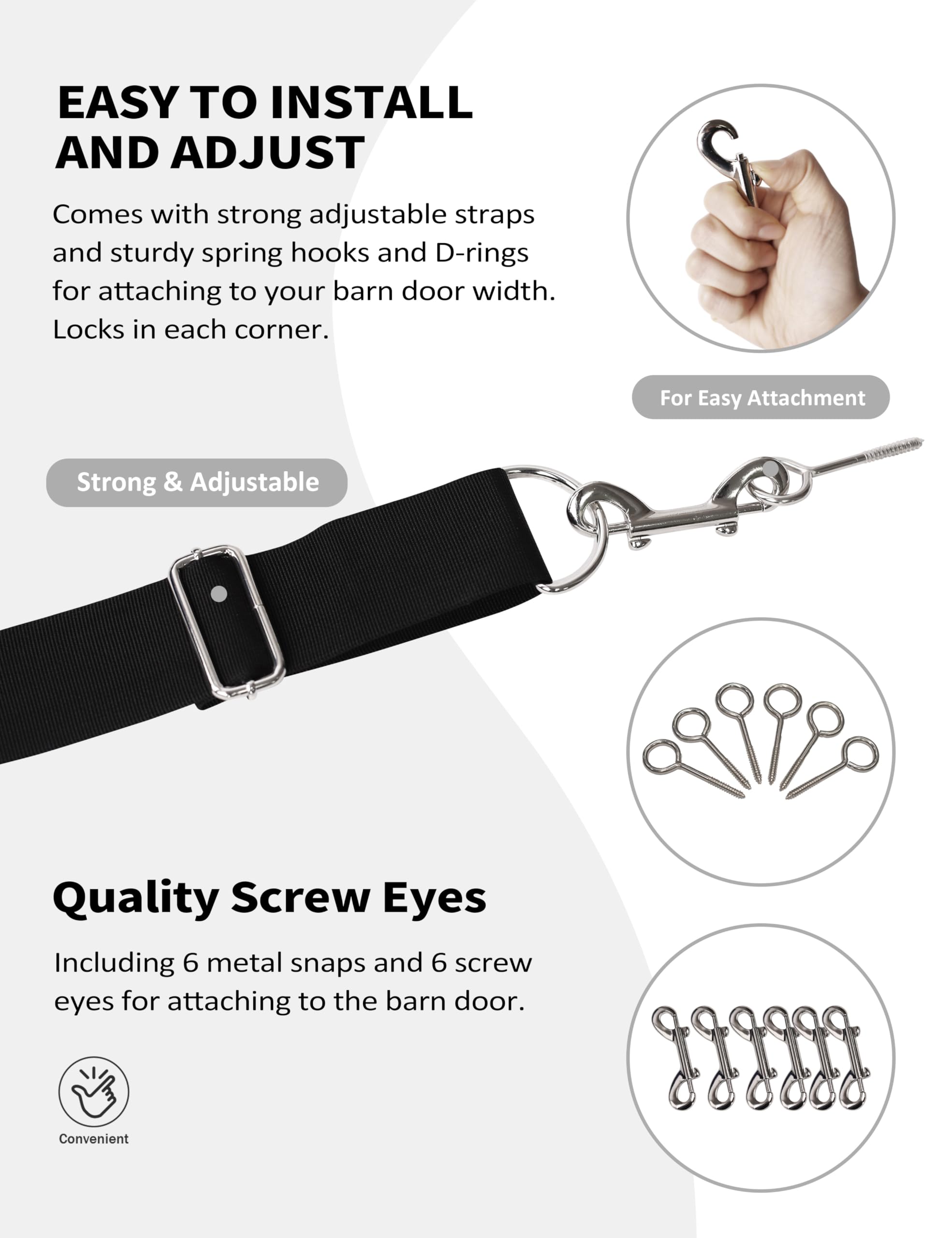 Stall Guard Harrison Howard con correas ajustables para adaptar a diferentes establos.