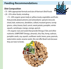 Harrison's Bird Foods omega-3 y omega-6 para plumaje y salud