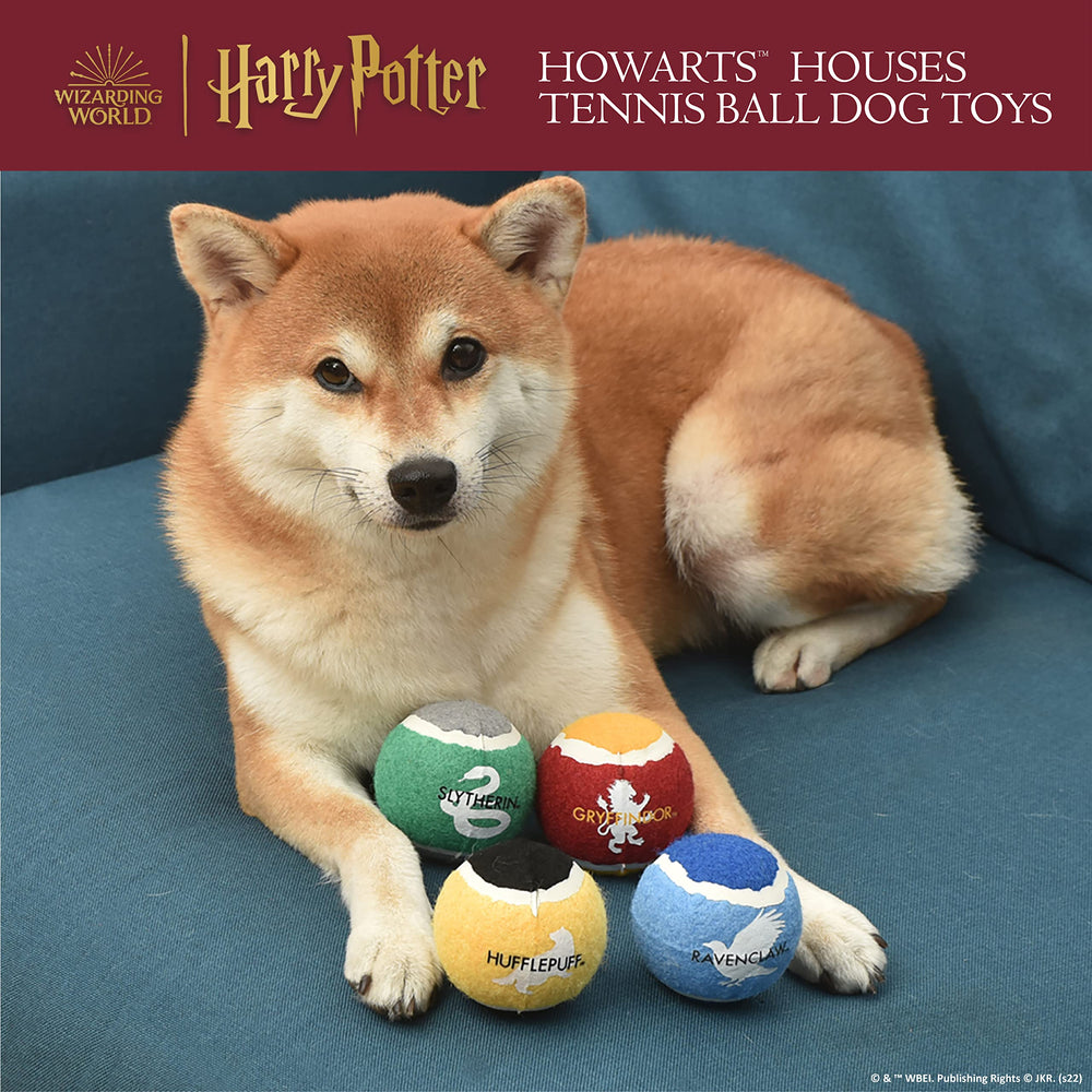 Pelota de tenis Slytherin de Harry Potter para perros, perfecta para juego de atrapar.