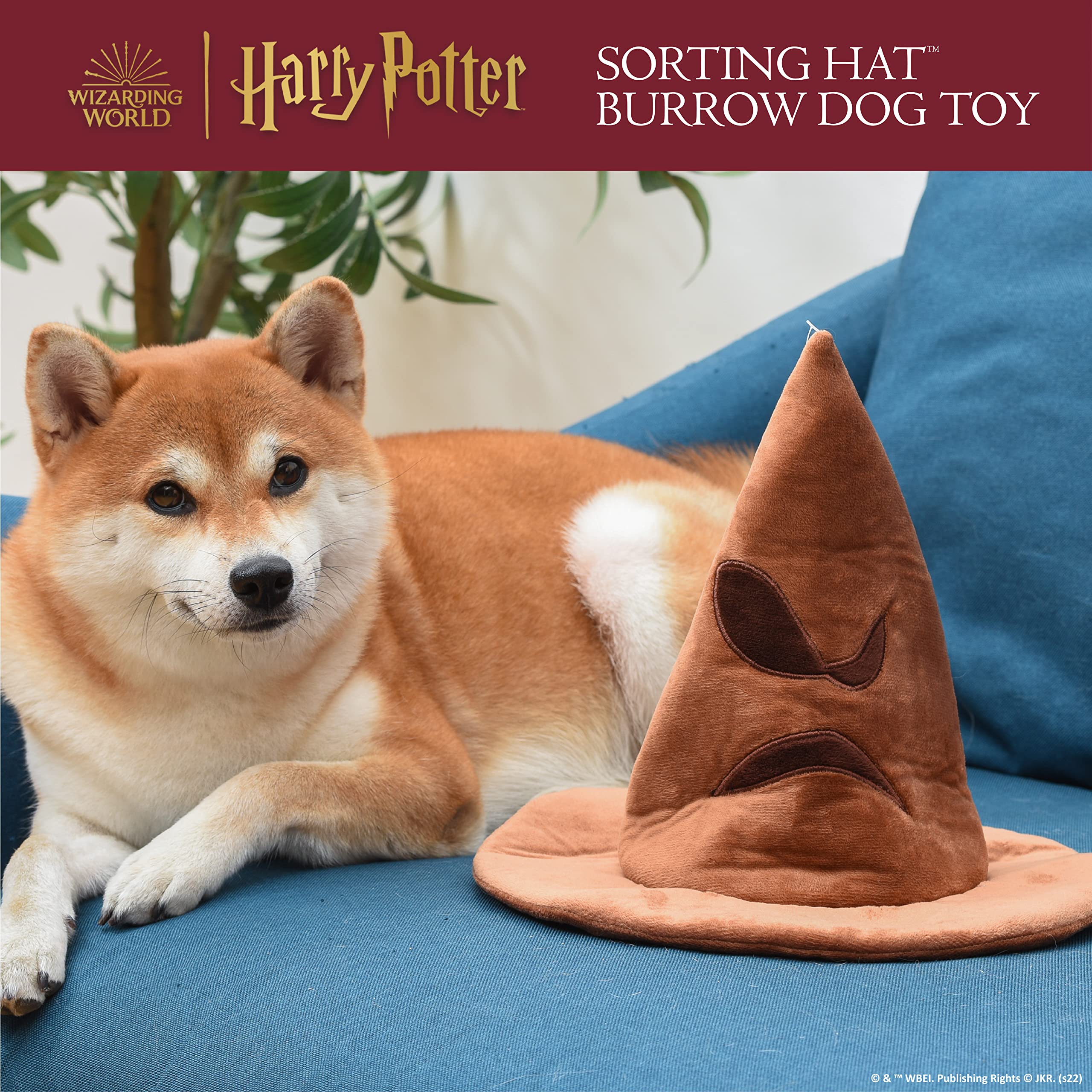 Harry Potter Juguete Perro con Plush de Casa, suave y seguro para juegos diarios.