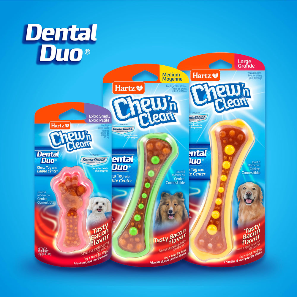 Hartz Chew 'n Clean tamaño extra pequeño para razas pequeñas.