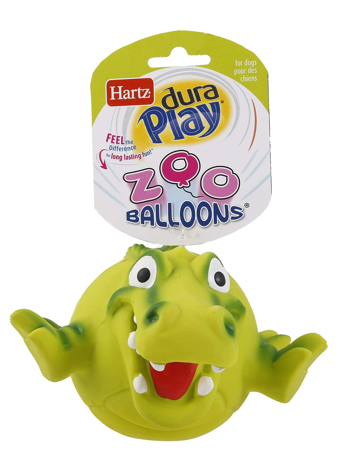Hartz ZooBalloons: juguete de látex duradero para juego activo dentro y fuera.