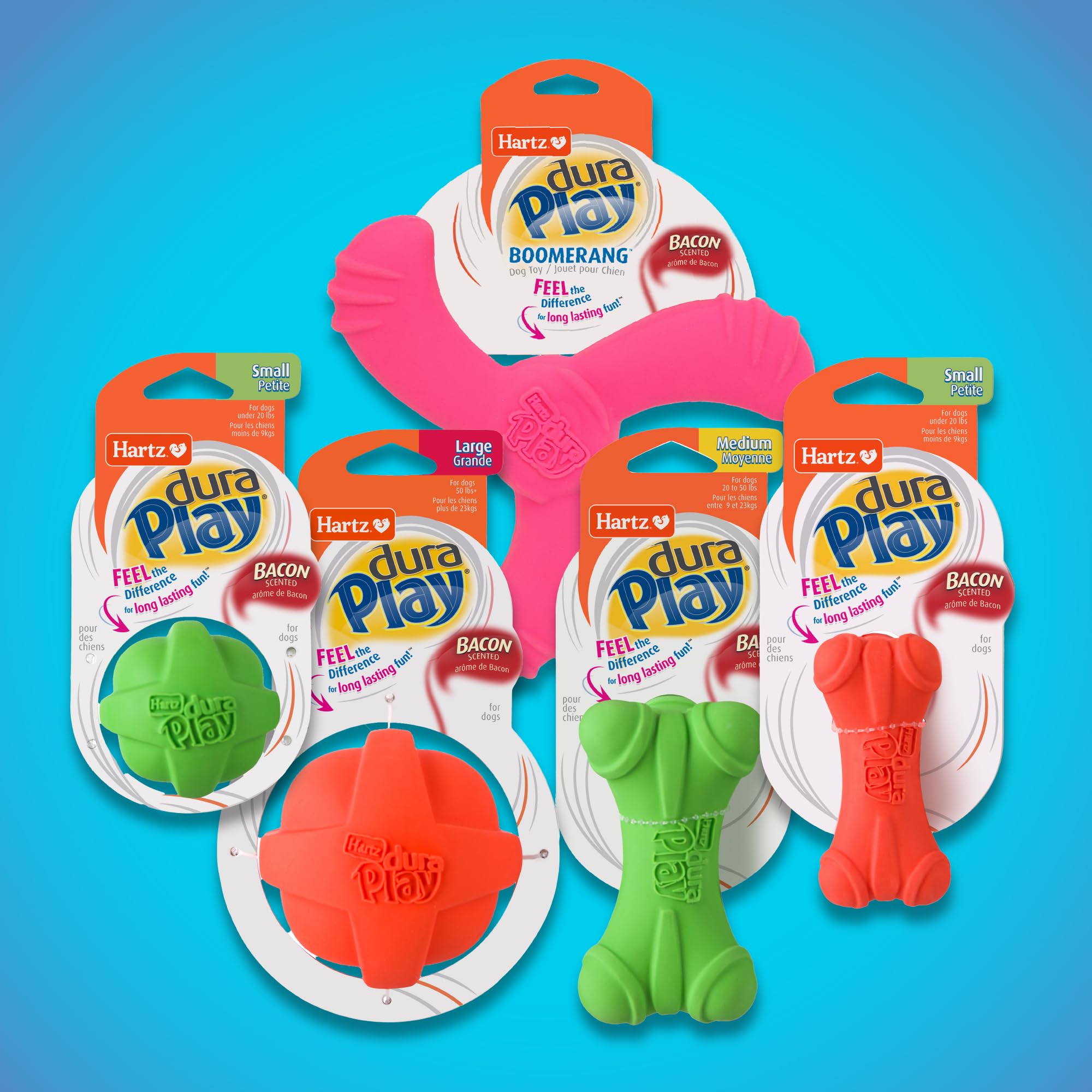 Colores aleatorios de Hartz DuraPlay al recibir el pedido.