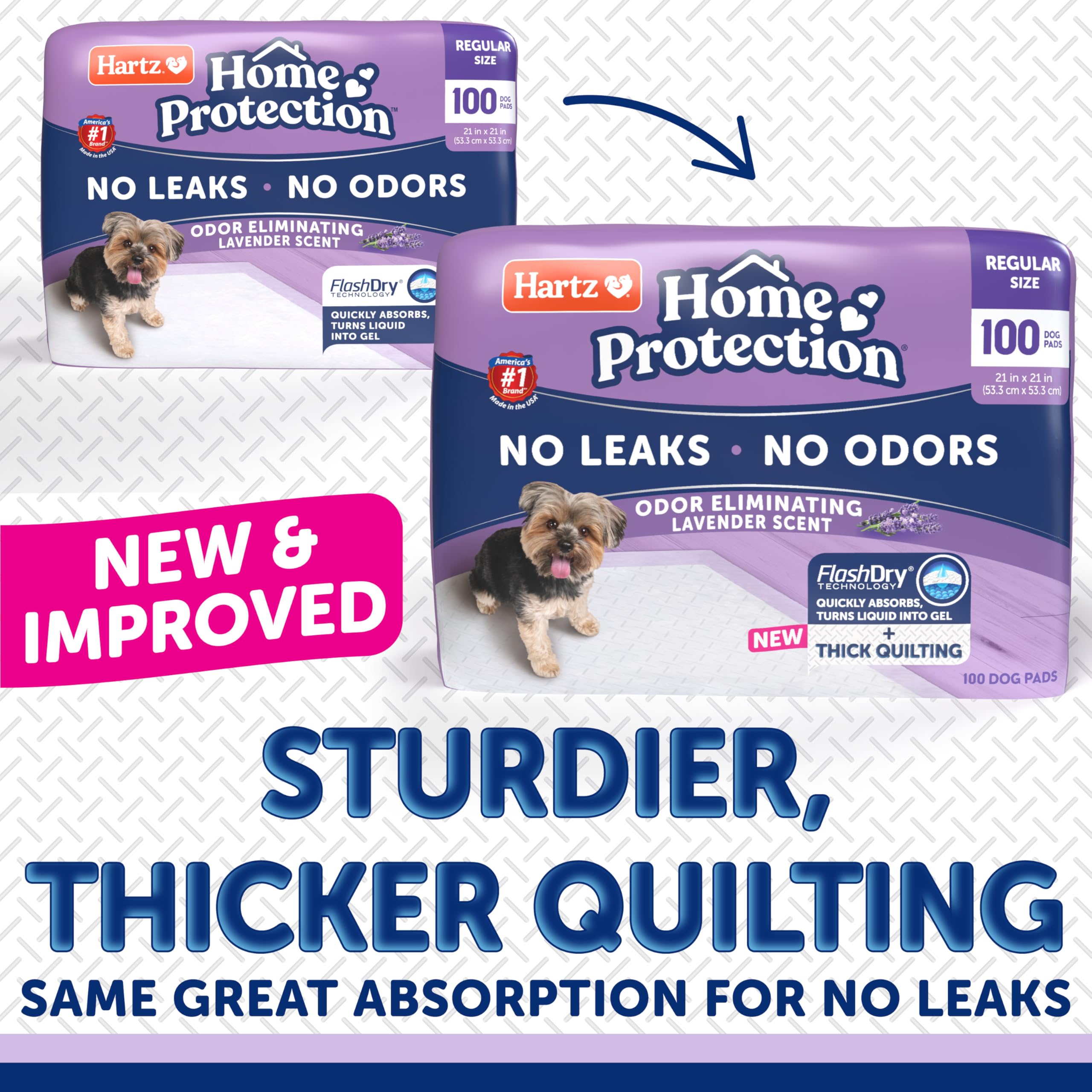 Hartz Home Protection: seis capas para mayor absorción.