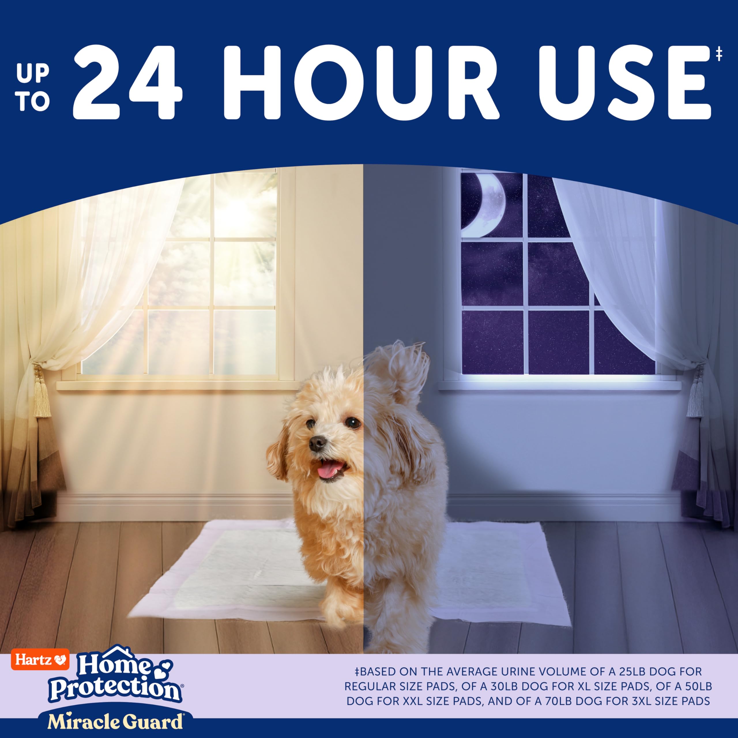 Hartz Miracle Guard: uso de 24 horas sin fugas para días completos