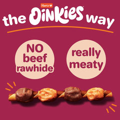 Hartz Oinkies Hearty Kabobs: boniato y zanahoria para sabor natural y digestión suave.
