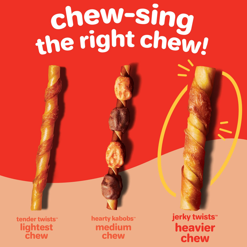 Hartz Oinkies Porkalicious Jerky Twists: empaque de 16 unidades para hogar
