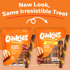 Hartz Oinkies Tender Bullies textura masticable para satisfacción