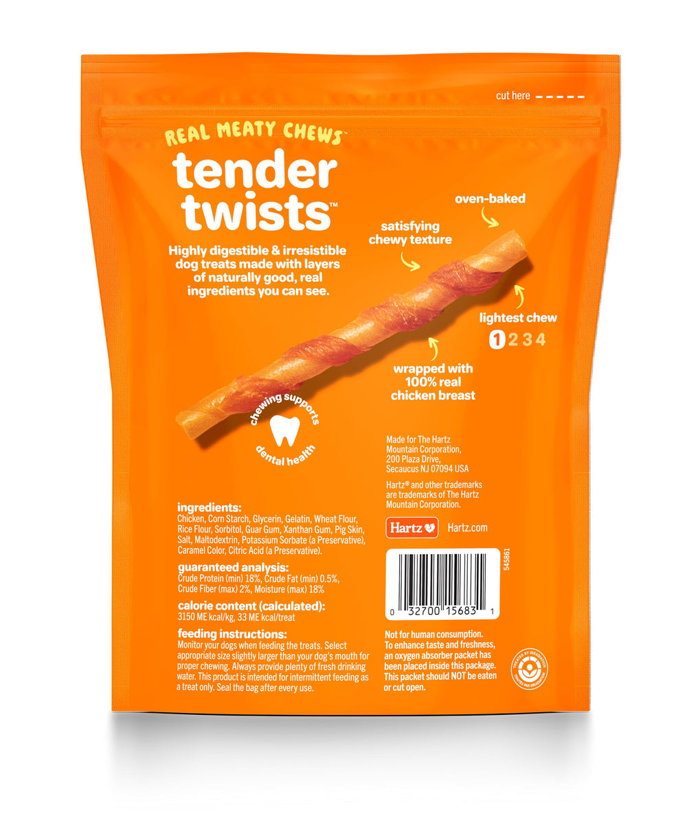 Hartz Oinkies: textura masticable ideal para perros jóvenes y mayores.