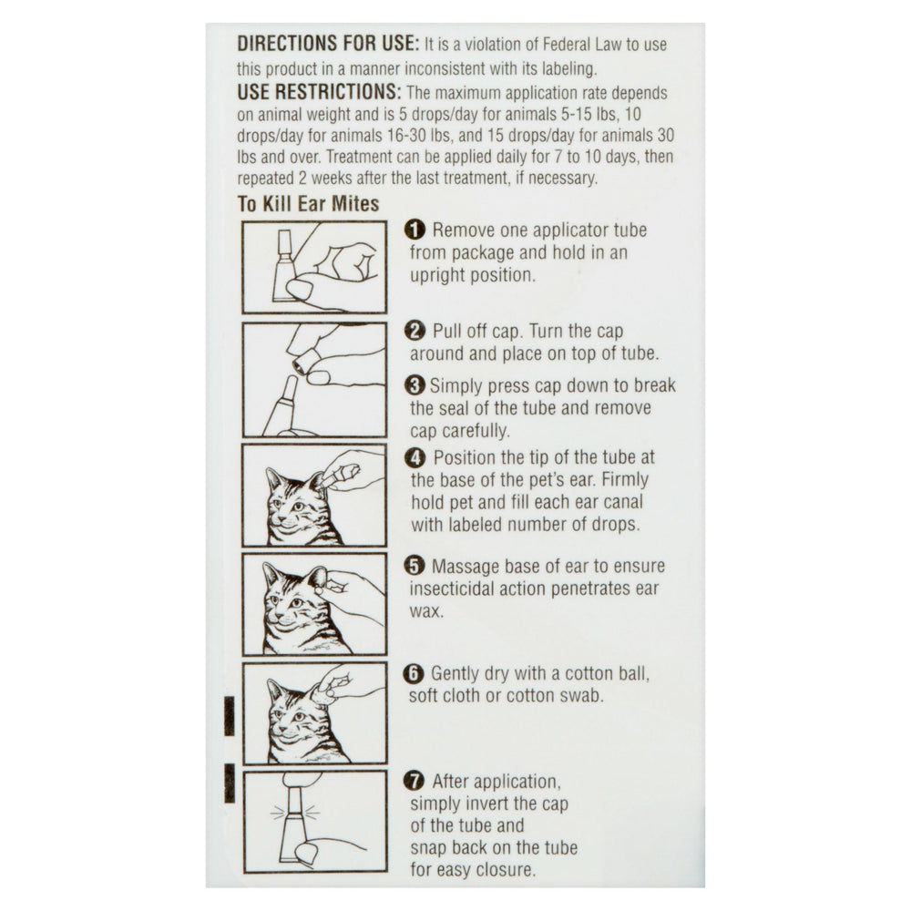 Paquete Hartz de 3 unidades para tratamiento de orejas de gatos