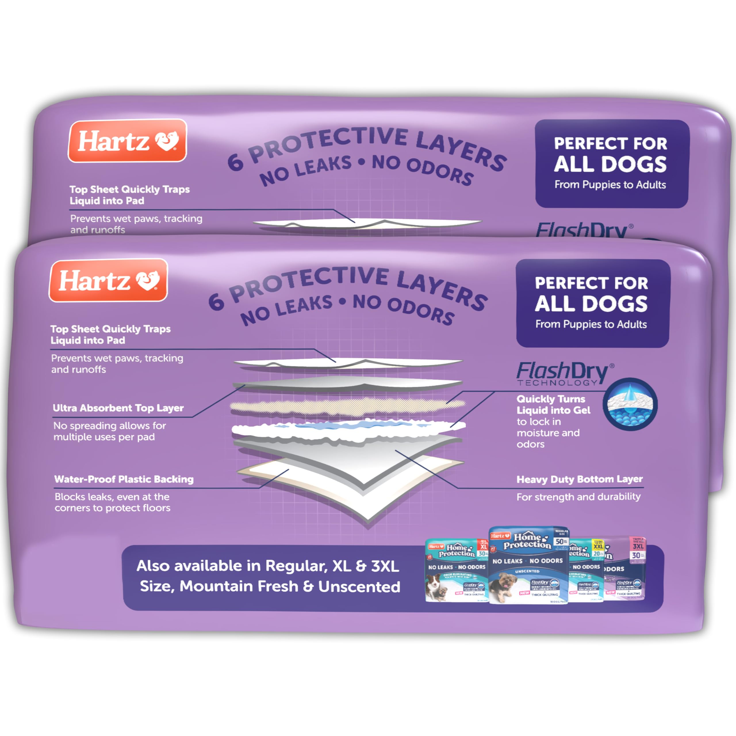 Hartz Protección Hogar 80 unidades para mayor comodidad.