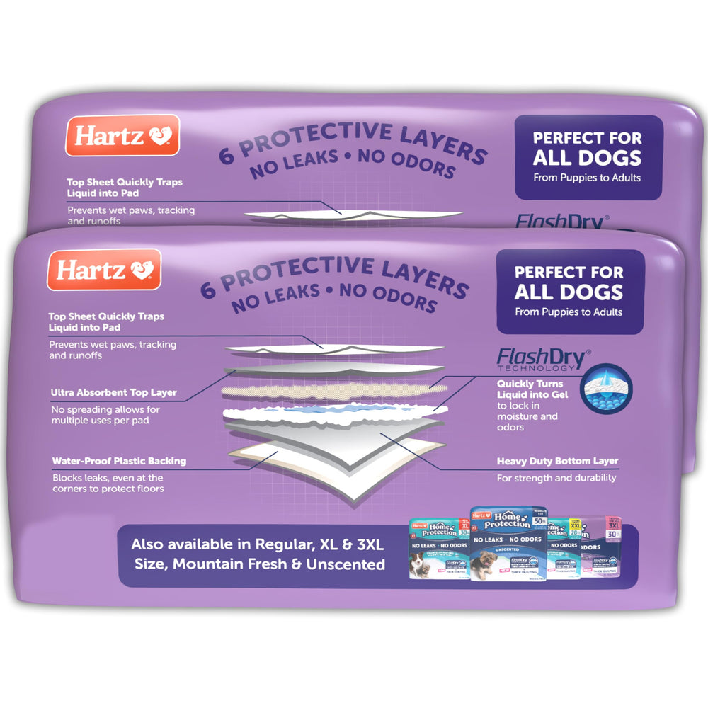 Hartz Protección Hogar 80 unidades para mayor comodidad.