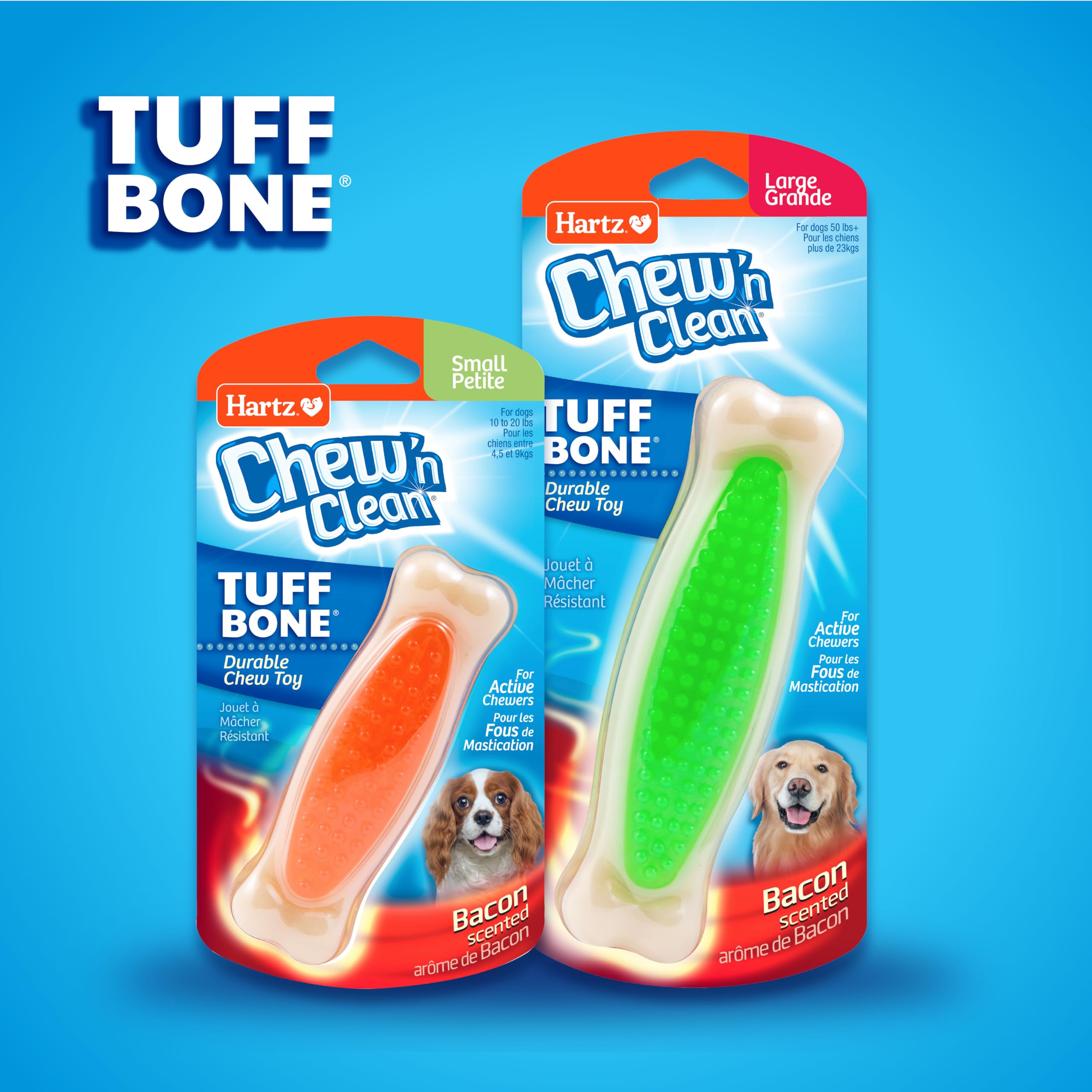 Hartz Tuff-Bone grande apto para 50-75 libras