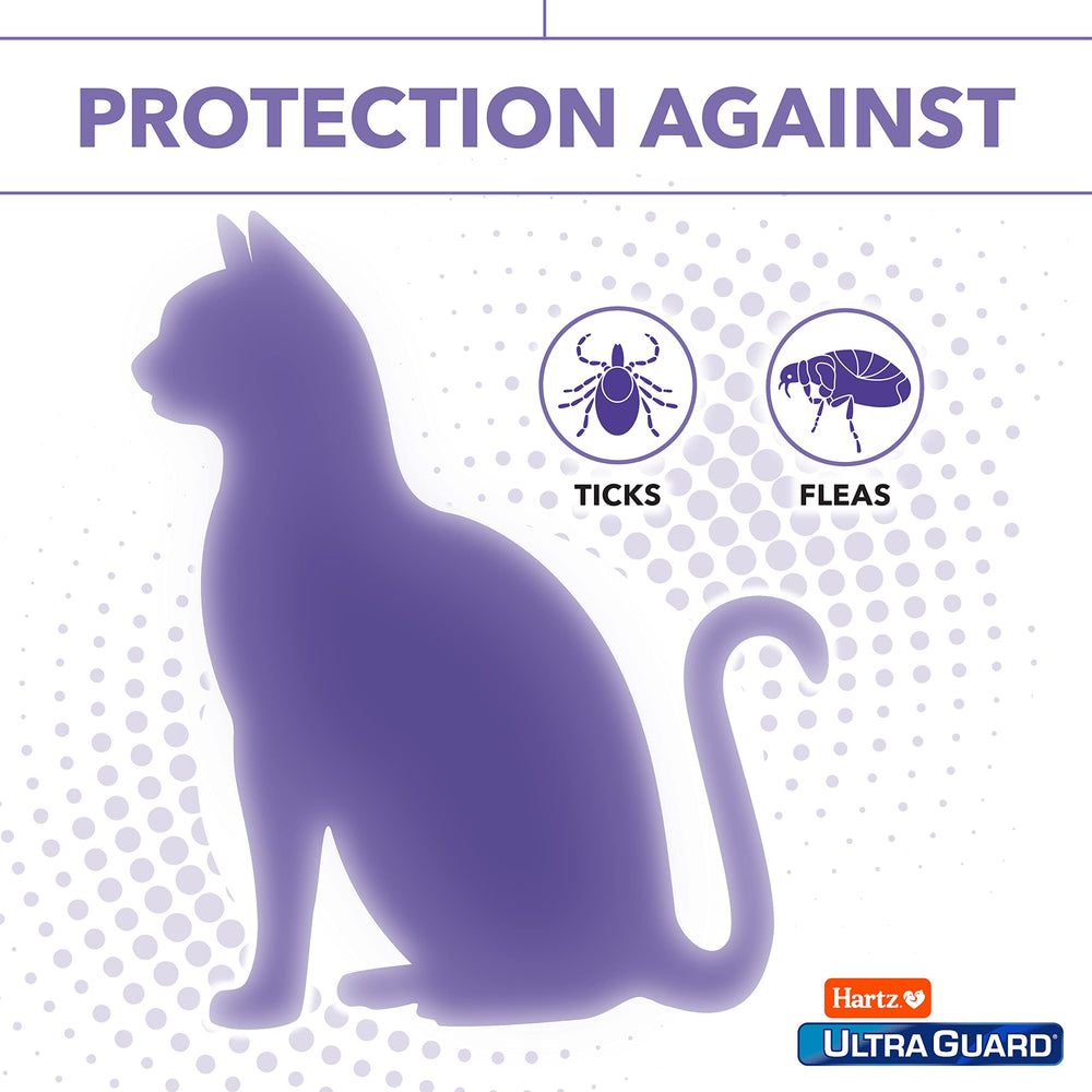 Ajuste cómodo del collar Hartz UltraGuard para crecimiento felino