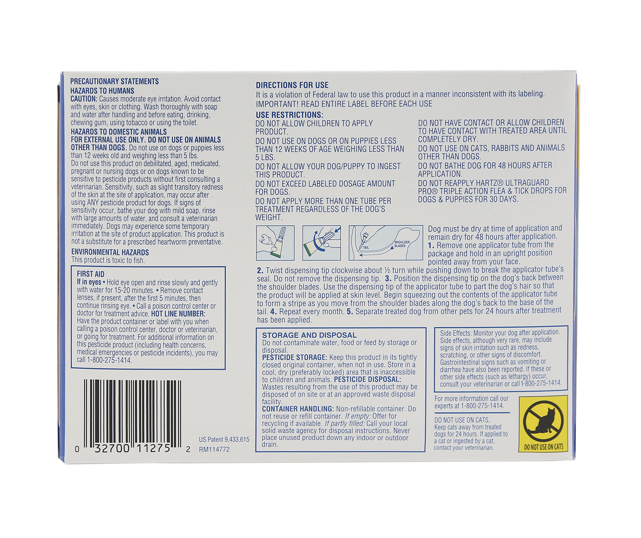 Hartz UltraGuard Pro elimina pulgas y garrapatas de forma rápida