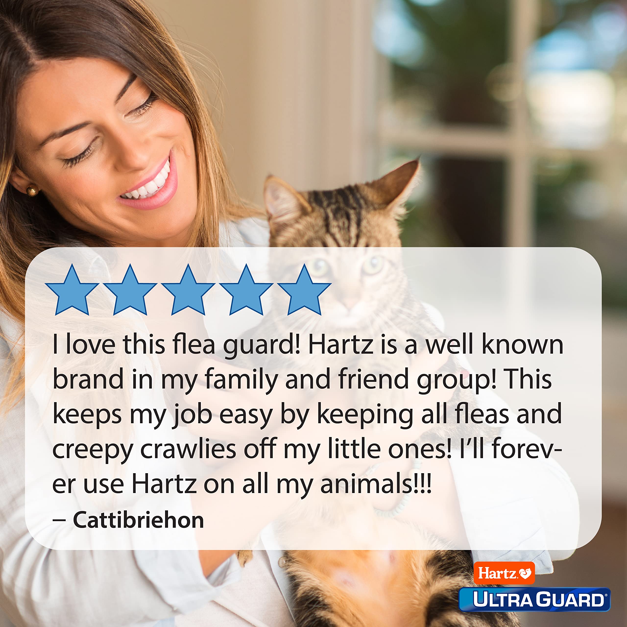 Hartz UltraGuard, textura aceitosa visible tras la aplicación.
