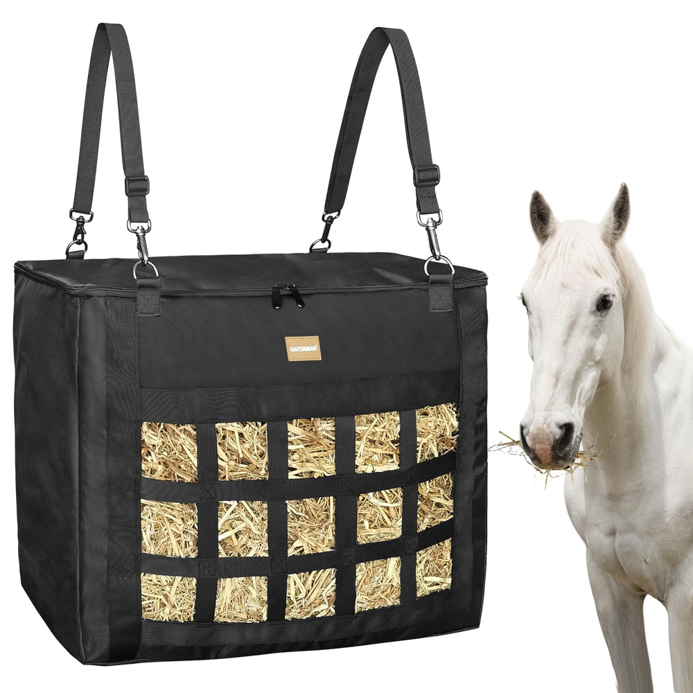 HAYSRMAN bolsa de heno para caballos con nueva versión, mayor durabilidad superior.