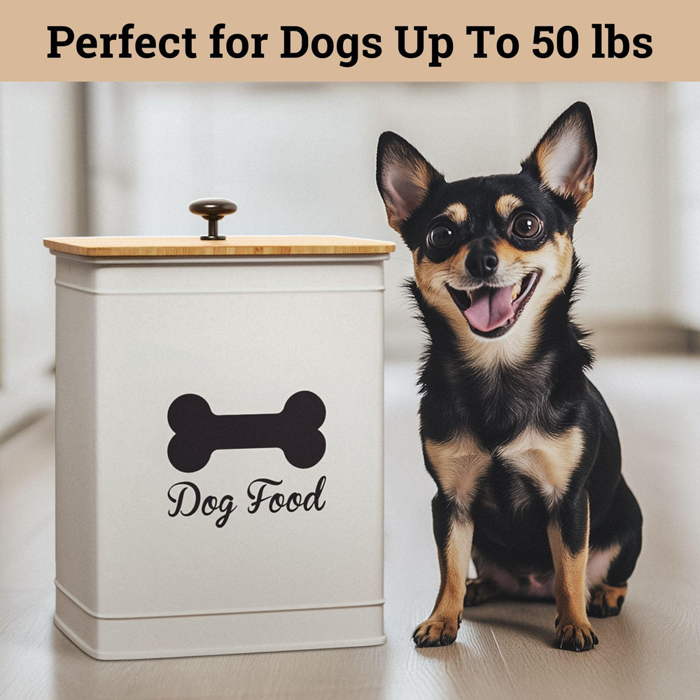 HB Design Co Abertura amplia para servir kibble sin derrames