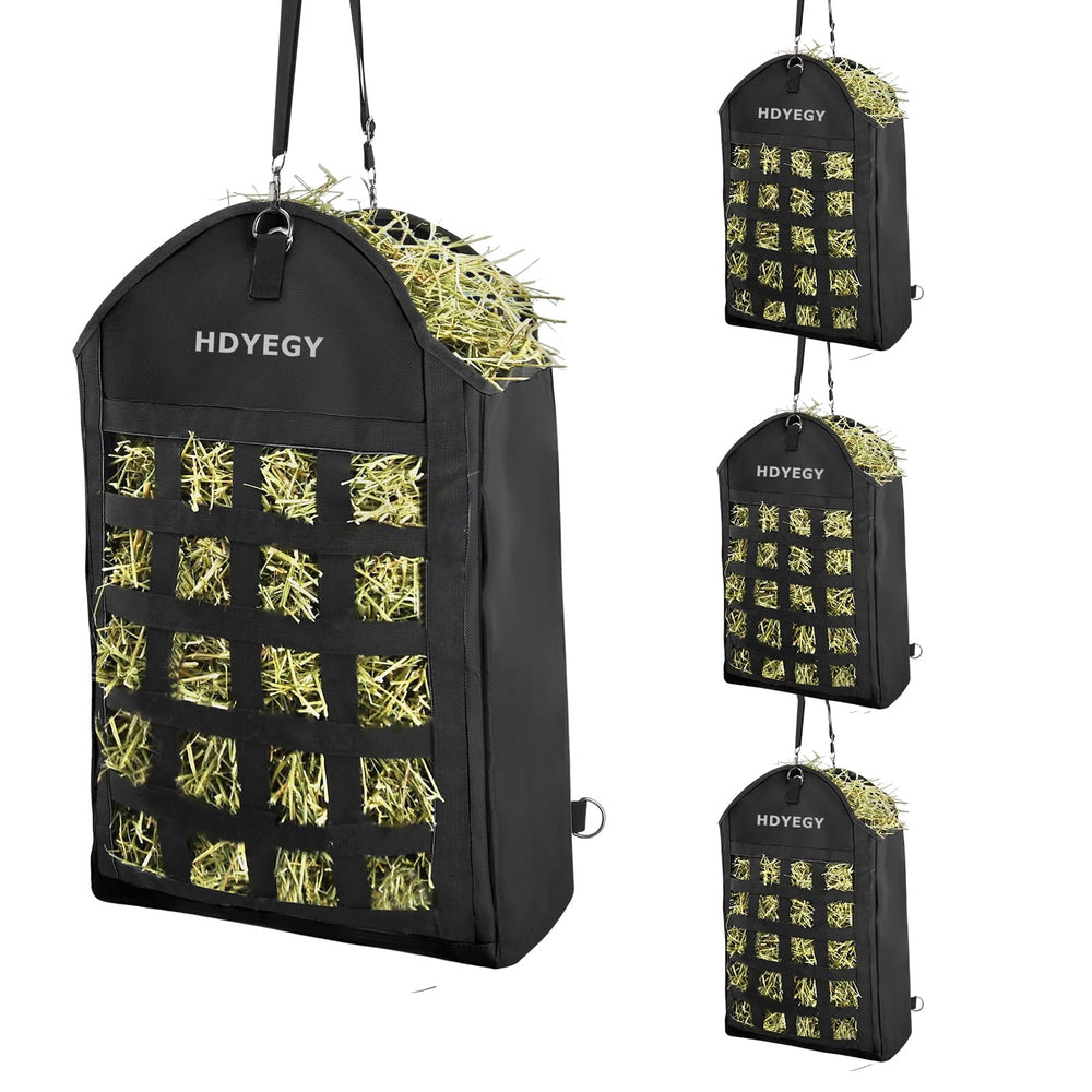 HDYEGY Hay Bag apertura grande para rellenar rápido en establo