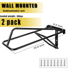 HDYEGY soporte de pared para monturas: instalación sencilla con tornillería incluida.