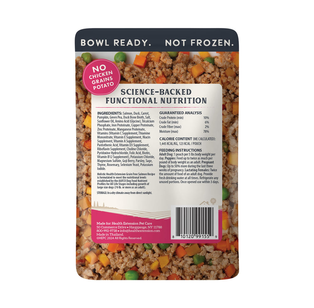 Health Extension bolsa abierta con alimento para perro, listo para servir