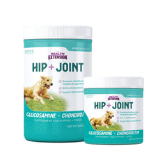 Health Extension Condroitina con Glucosamina: polvo para mezclar en comida, sabor queso para premiar.