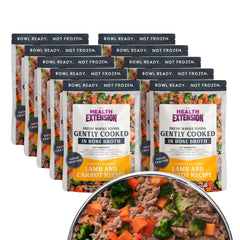 Health Extension Cordero y Zanahoria: comida lista para perros, sabor hogareño