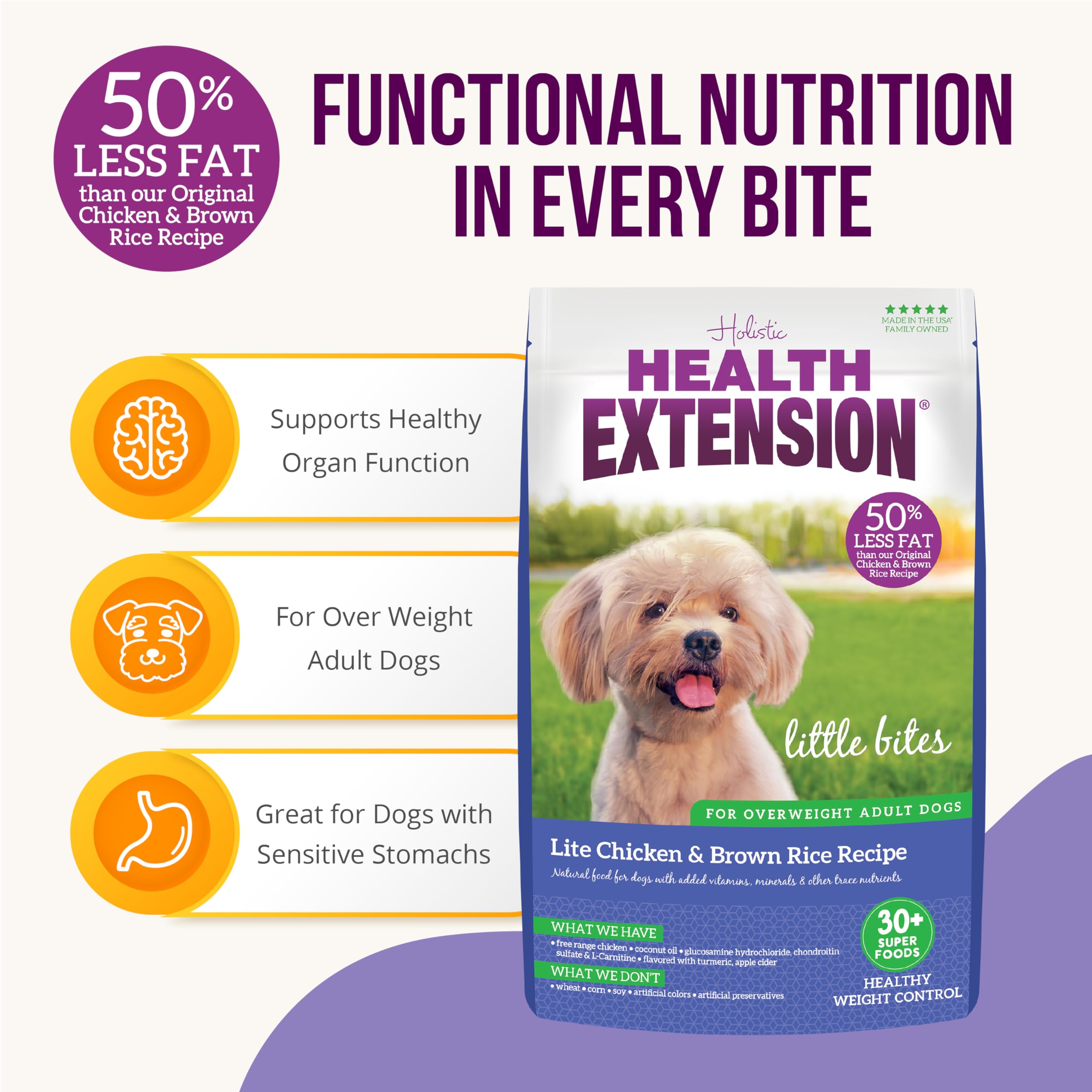 Probióticos naturales para apoyar la digestión diaria de tu perro.