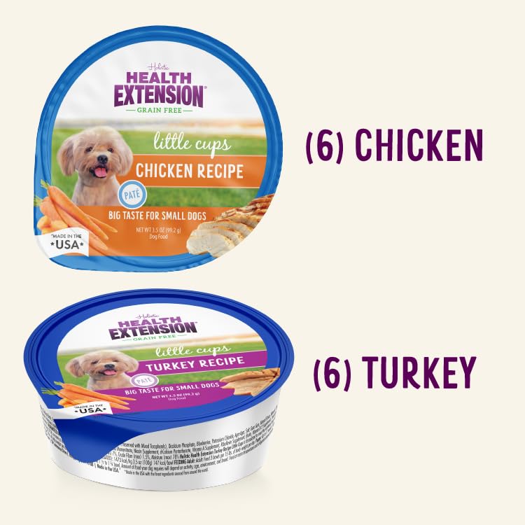 Health Extension Little Cups, combinación con Kibble Health Extension para sabor