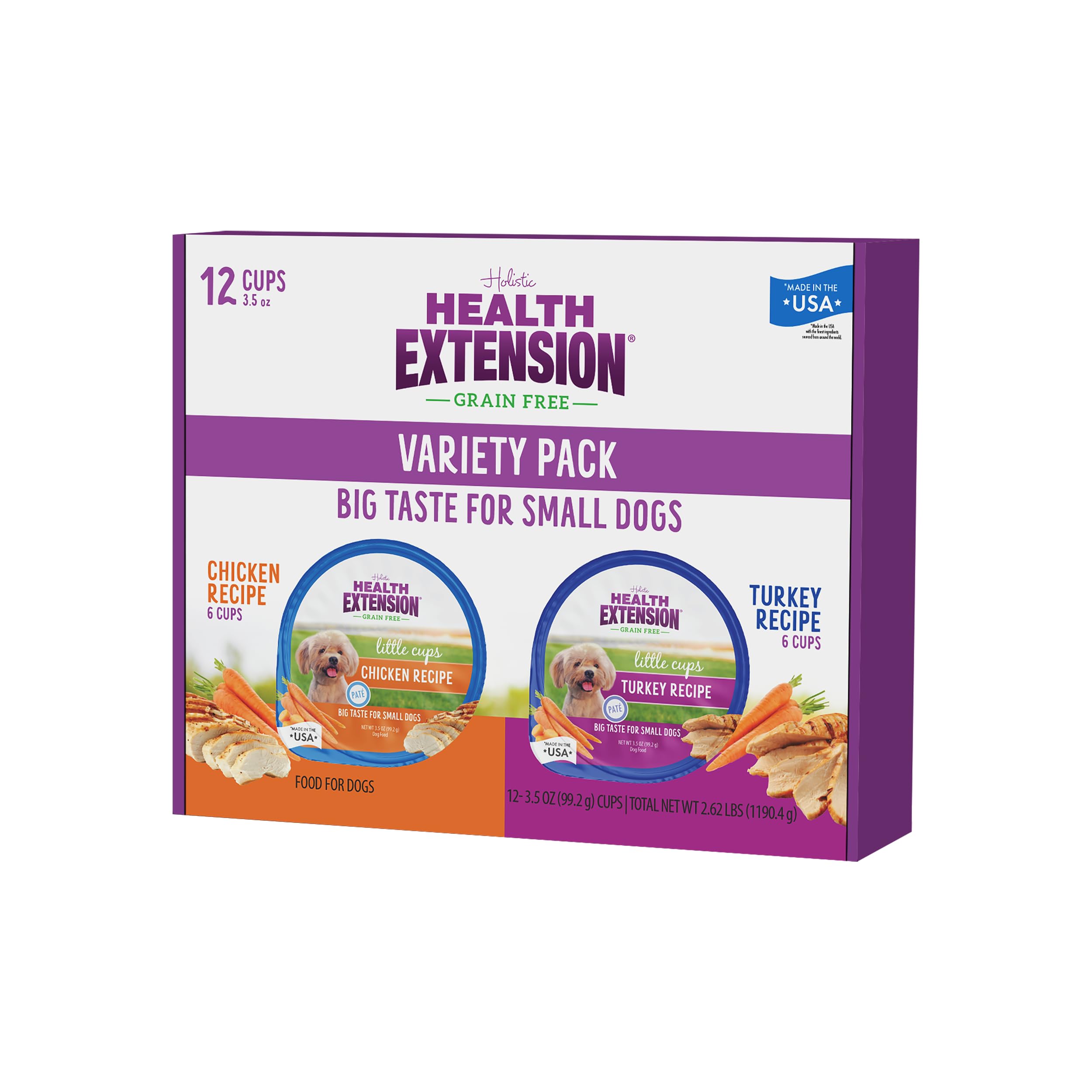 Health Extension Little Cups, proteína para digestión fácil en perros pequeños