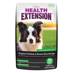 Health Extension Original Pollo con Arroz bolsa 15 lb, proteína para músculos fuertes.